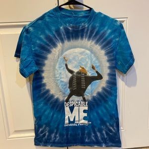 Despicable Me Blue Tie Dye Shirt
